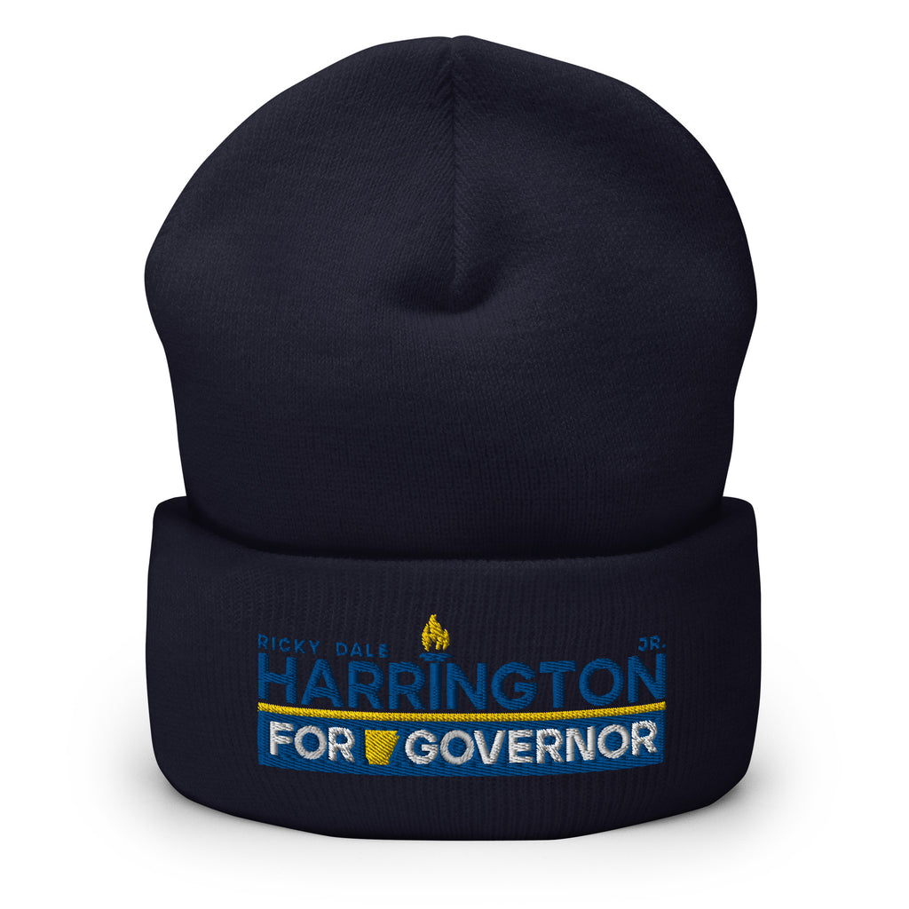 Harrington for Governor Cuffed Beanie - Proud Libertarian - Ricky Harrington