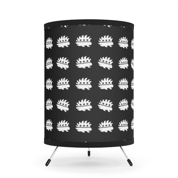 Porcupine Tripod Lamp with High-Res Printed Shade, US\CA plug - Proud Libertarian - Printify