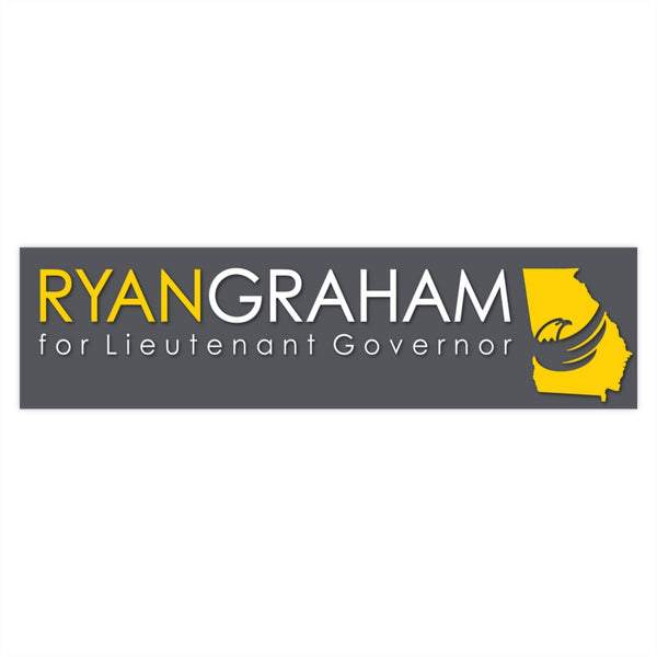 Ryan Graham for Lieutenant Governor Bumper Sticker - Proud Libertarian - Graham for Georgia