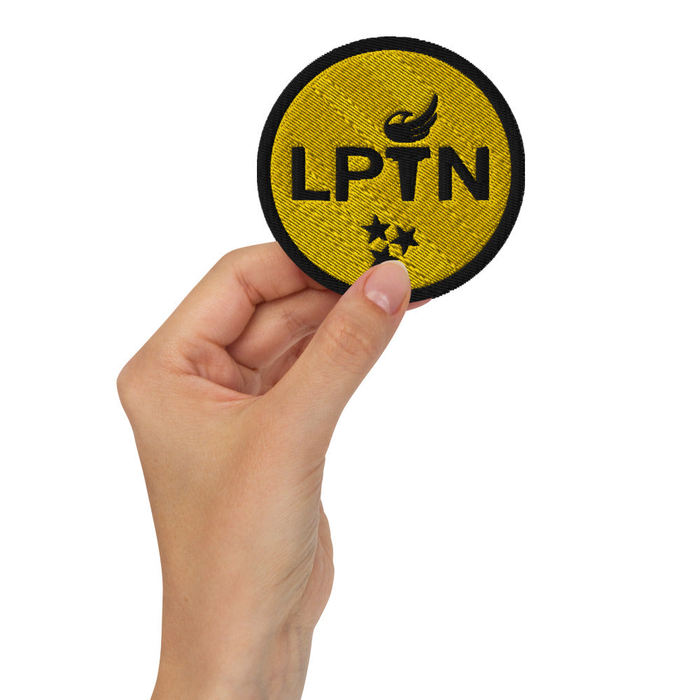 LPTN Embroidered patches - Proud Libertarian - Libertarian Party of Tennessee