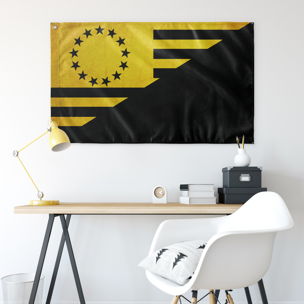 Ancap 13Star Single Sided Wall Flag - 36"x60" - Proud Libertarian - Proud Libertarian