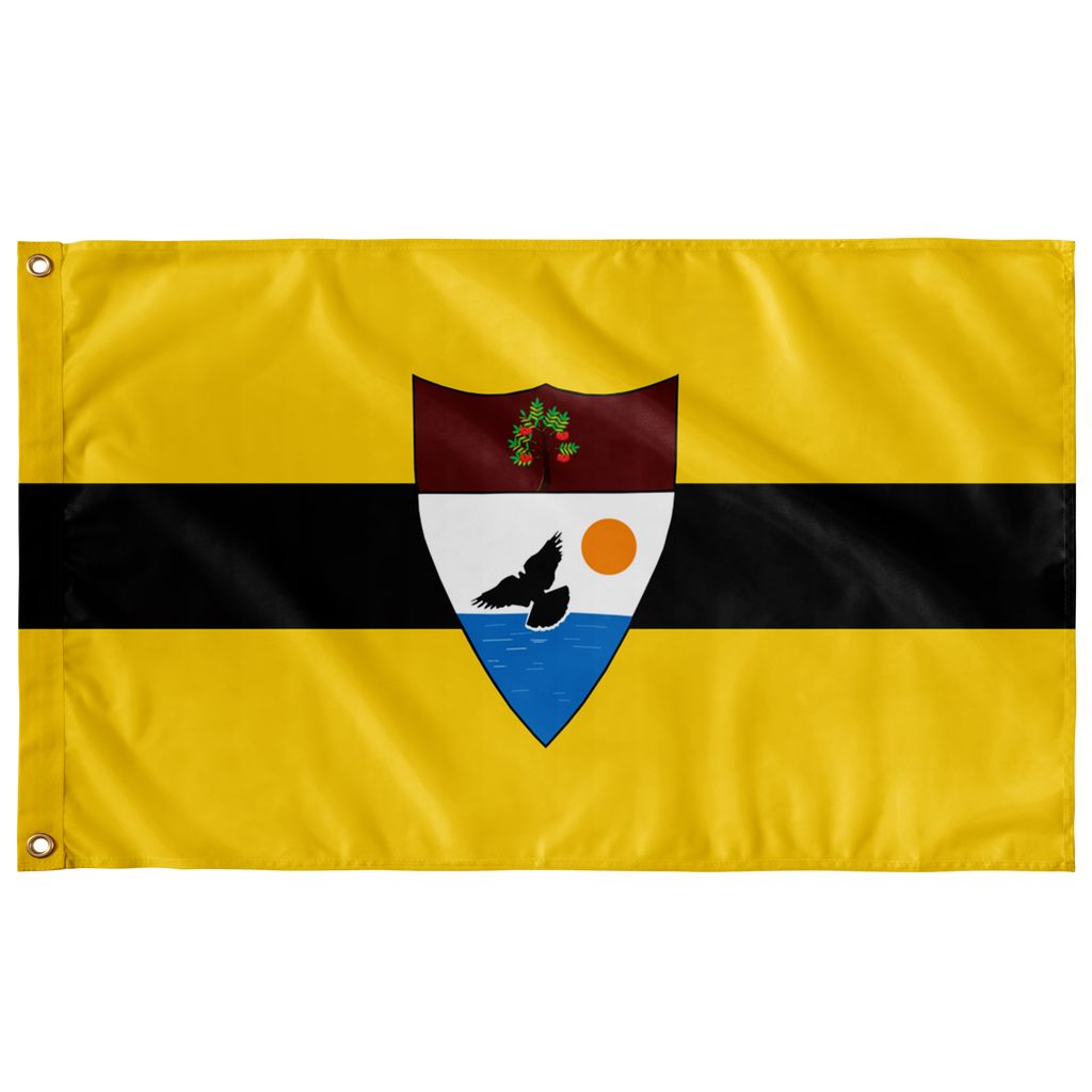 Liberland Single Sided Flag - Proud Libertarian - Proud Libertarian