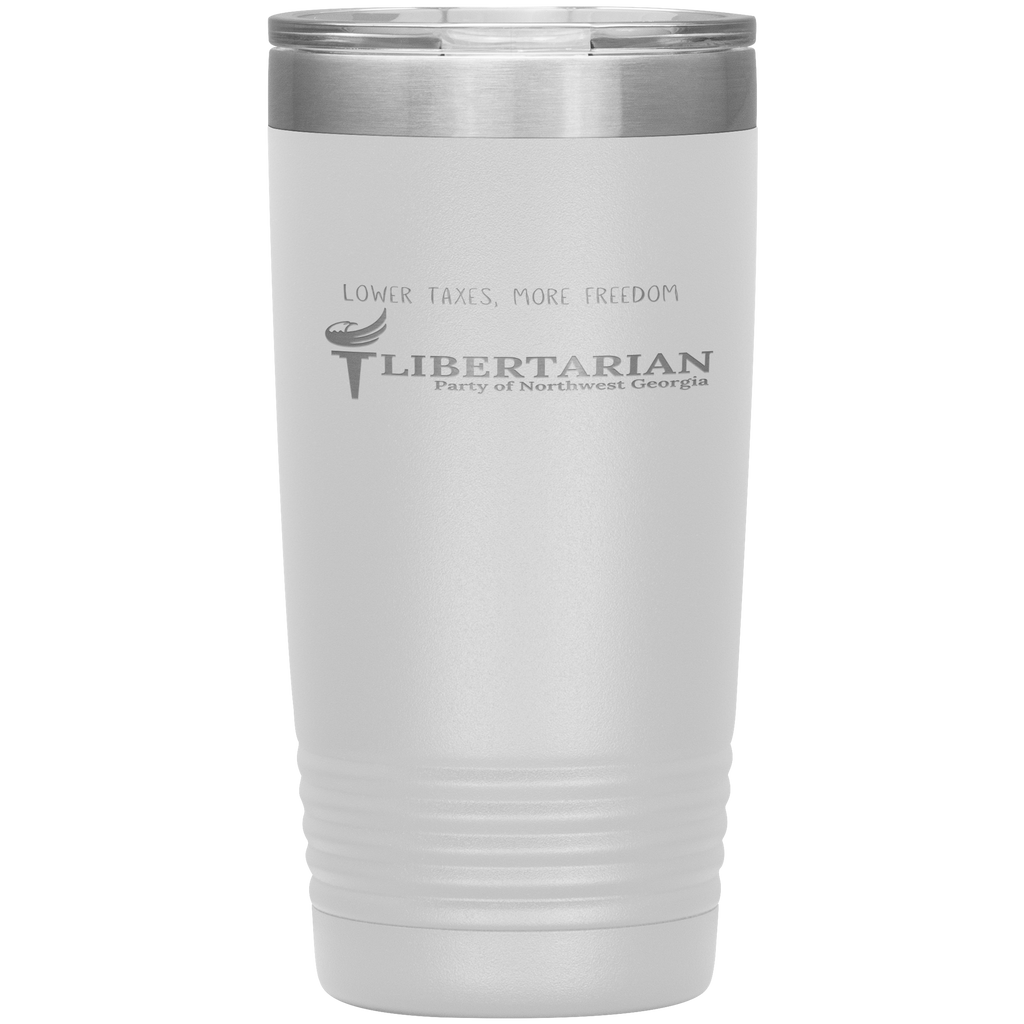 Libertarian Party of Northwest Georgia Tumbler 20oz - Proud Libertarian - Libertarian Party of Georgia