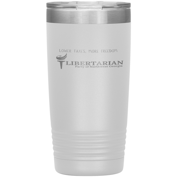 Libertarian Party of Northwest Georgia Tumbler 20oz - Proud Libertarian - Libertarian Party of Georgia