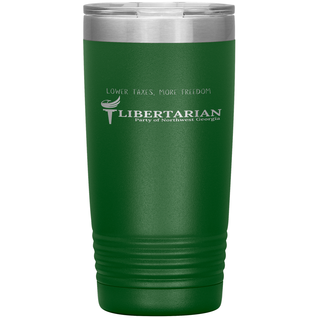 Libertarian Party of Northwest Georgia Tumbler 20oz - Proud Libertarian - Libertarian Party of Georgia