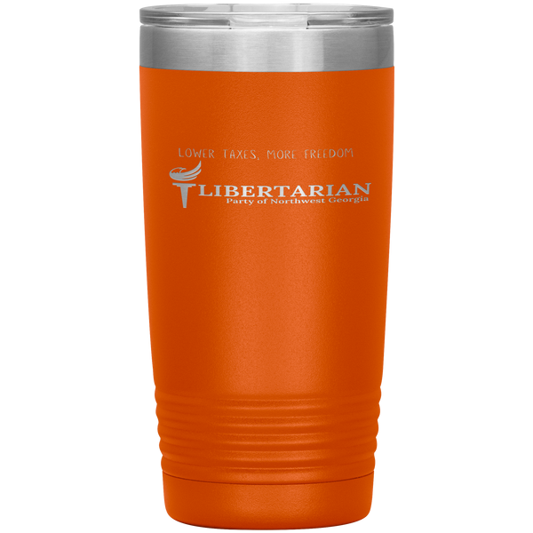 Libertarian Party of Northwest Georgia Tumbler 20oz - Proud Libertarian - Libertarian Party of Georgia