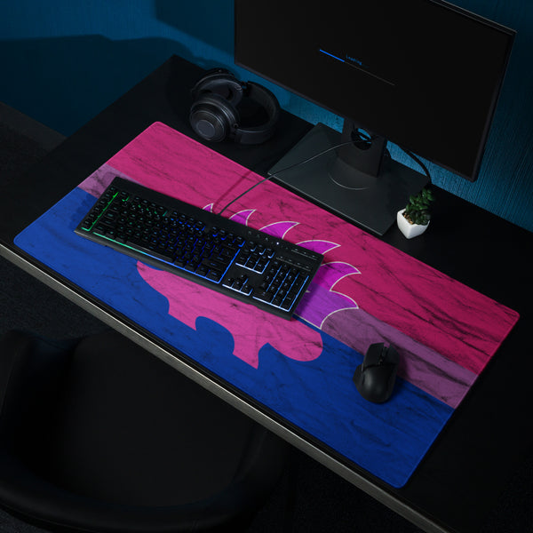 Libertarian Porcupine - LGBTQ - Bisexual Gaming mouse pad - Proud Libertarian - Proud Libertarian