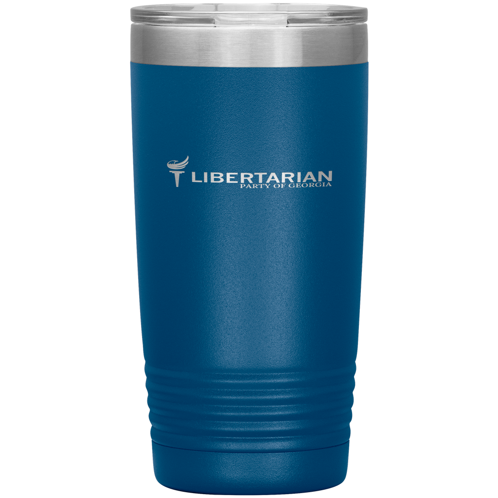 Libertarian Party of Georgia Tumbler 20oz - Proud Libertarian - Libertarian Party of Georgia