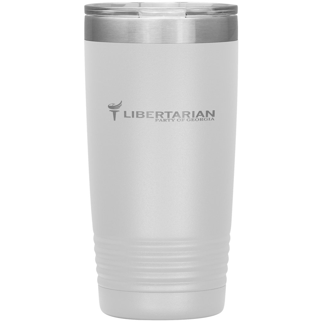 Libertarian Party of Georgia Tumbler 20oz - Proud Libertarian - Libertarian Party of Georgia