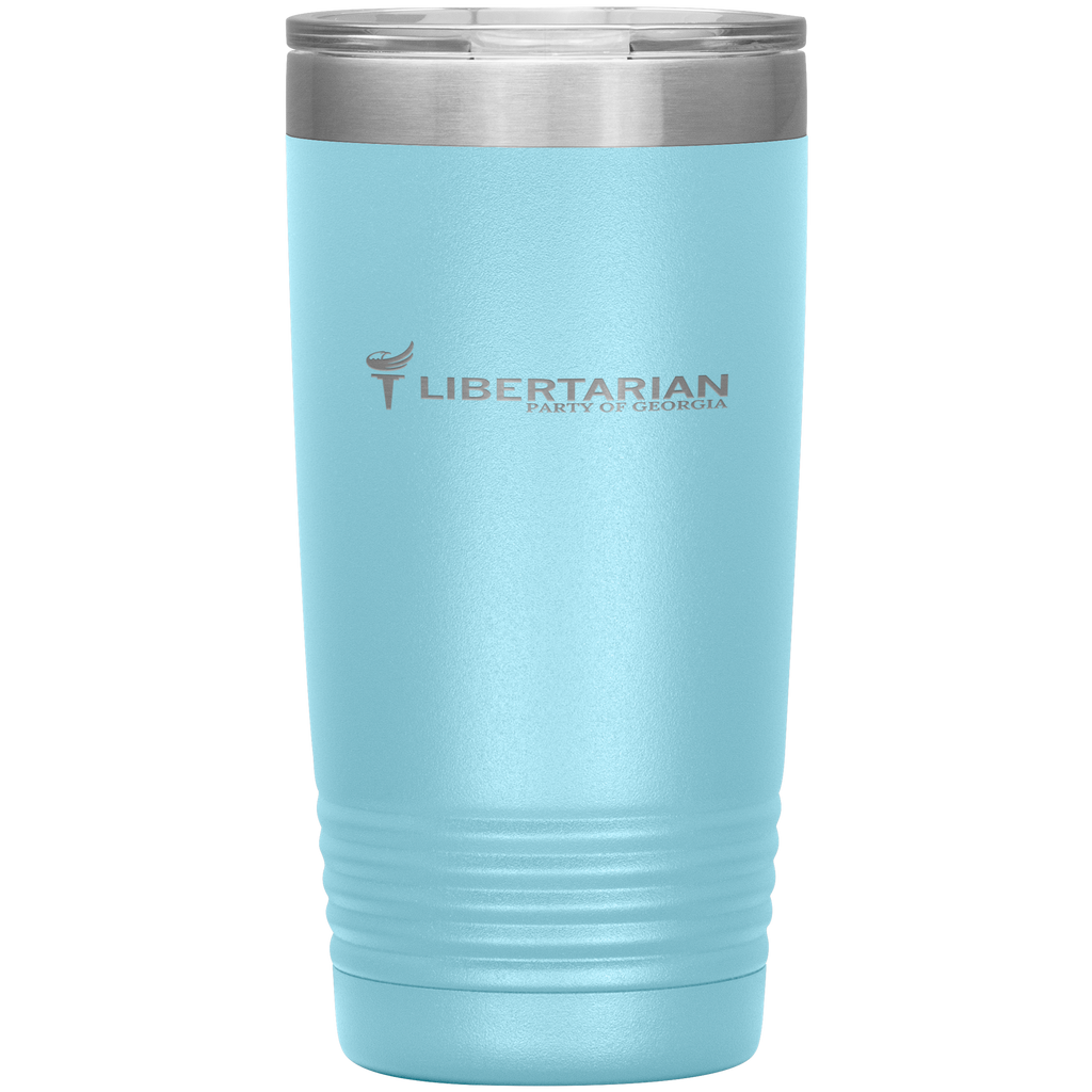 Libertarian Party of Georgia Tumbler 20oz - Proud Libertarian - Libertarian Party of Georgia