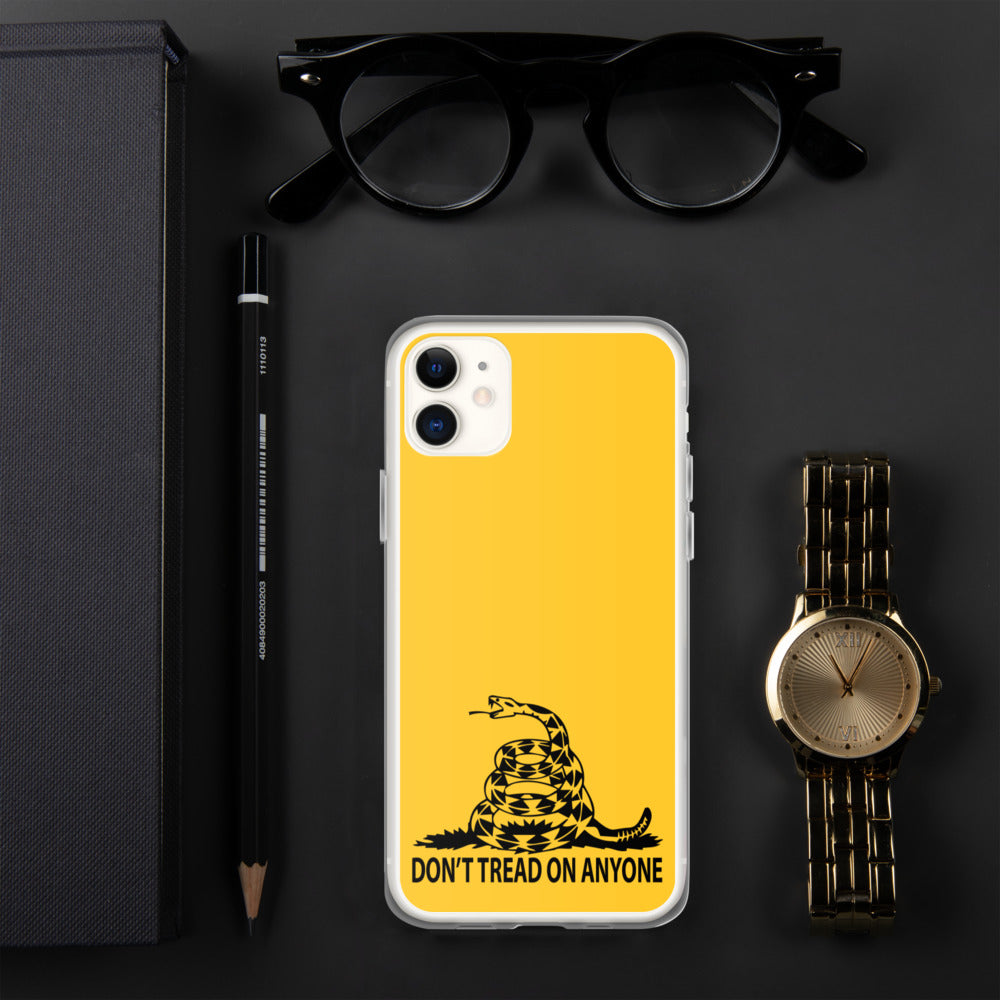 Don't Tread on Anyone iPhone Case - Proud Libertarian - Proud Libertarian