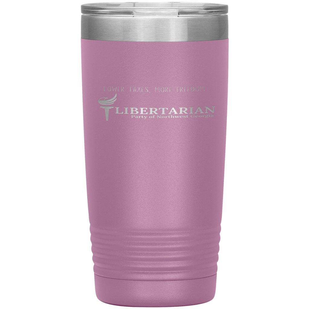 Libertarian Party of Northwest Georgia Tumbler 20oz - Proud Libertarian - Libertarian Party of Georgia