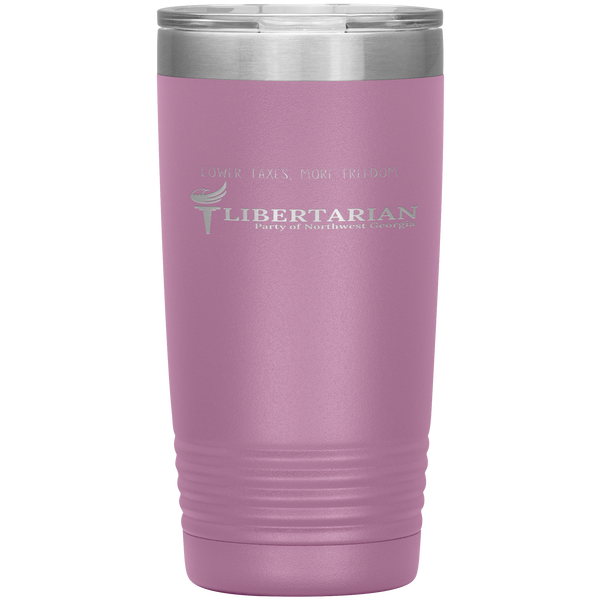 Libertarian Party of Northwest Georgia Tumbler 20oz - Proud Libertarian - Libertarian Party of Georgia