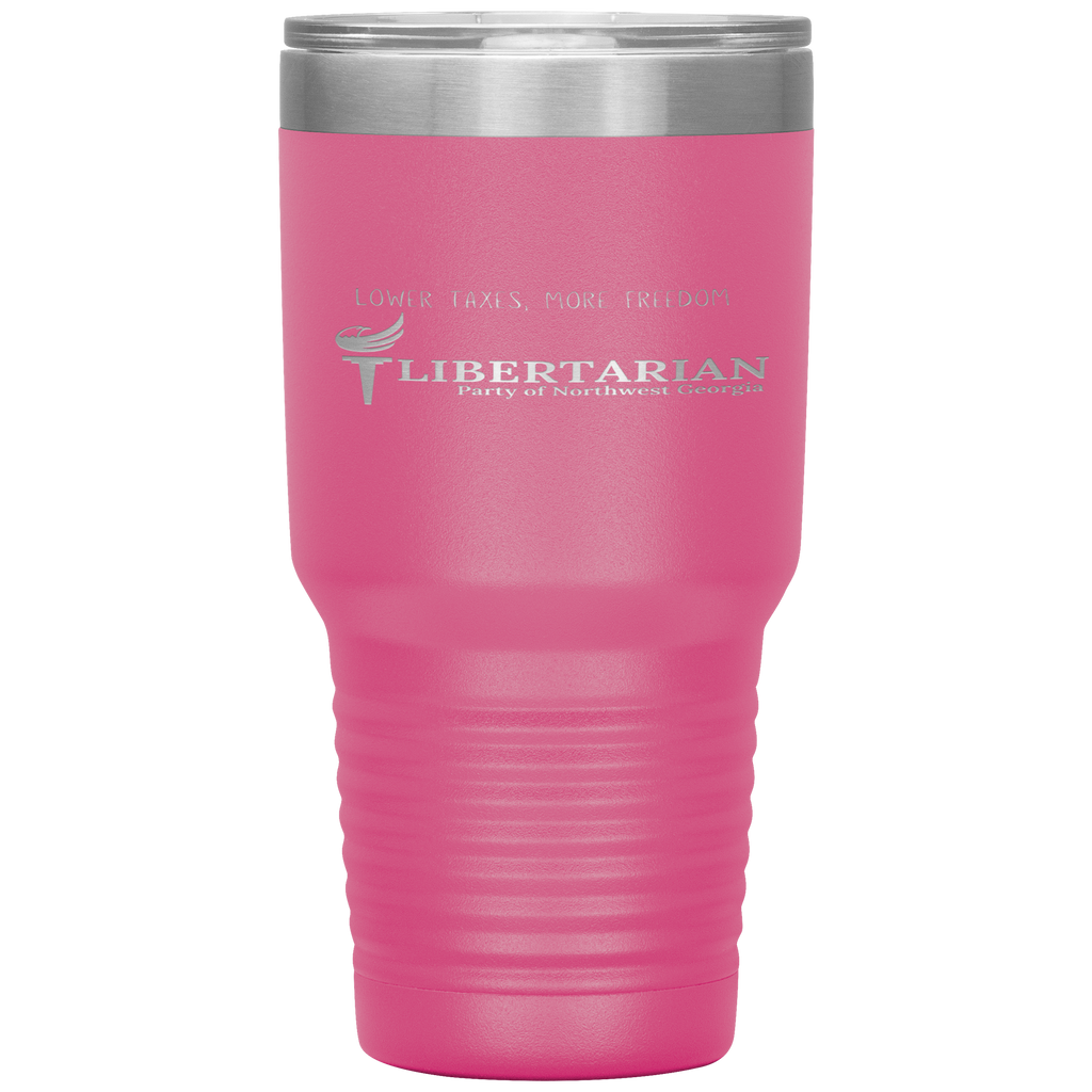 Libertarian Party of Northwest Georgia Tumbler 30oz - Proud Libertarian - Libertarian Party of Georgia