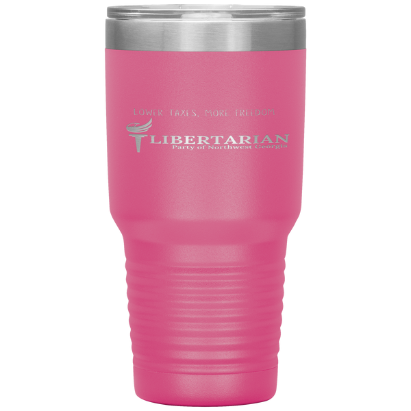 Libertarian Party of Northwest Georgia Tumbler 30oz - Proud Libertarian - Libertarian Party of Georgia