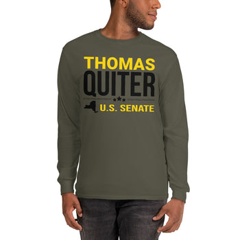 Quiter for US Senate Men’s Long Sleeve Shirt - Proud Libertarian - Thomas Quiter Campaign