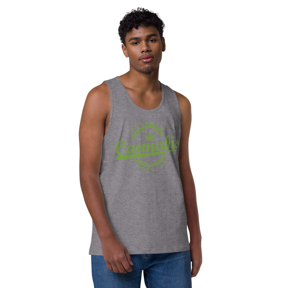 Fweedom Fighter Men’s premium tank top - Proud Libertarian - People for Liberty