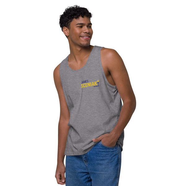 Sceniak for Senate Men’s premium tank top - Proud Libertarian - Sceniak for Senate