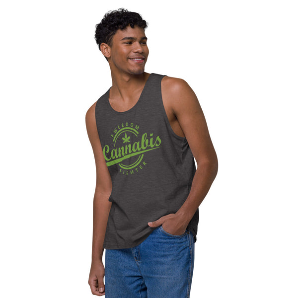 Fweedom Fighter Men’s premium tank top - Proud Libertarian - People for Liberty