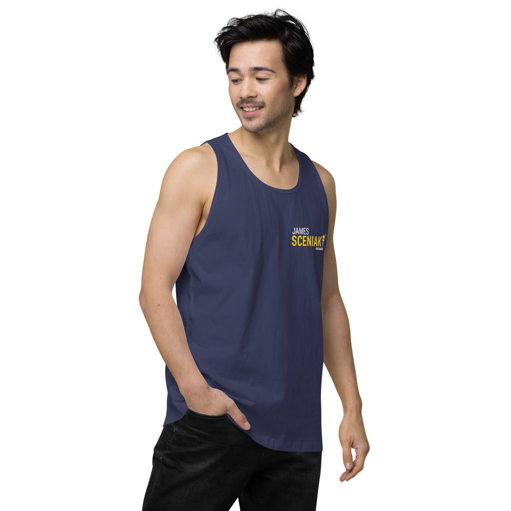 Sceniak for Senate Men’s premium tank top - Proud Libertarian - Sceniak for Senate