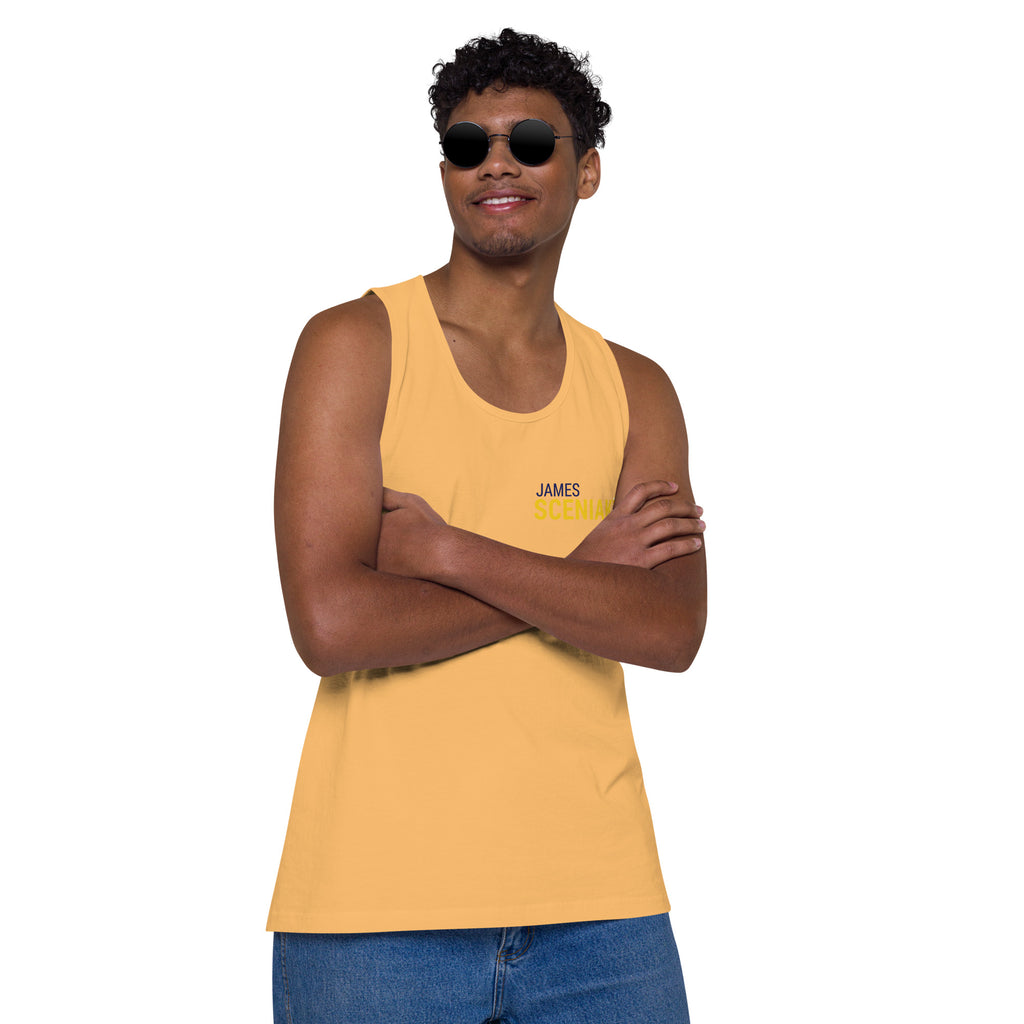 Sceniak for Senate Men’s premium tank top - Proud Libertarian - Sceniak for Senate