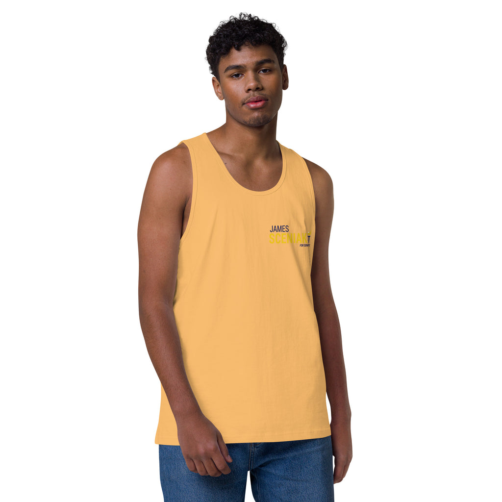 Sceniak for Senate Men’s premium tank top - Proud Libertarian - Sceniak for Senate