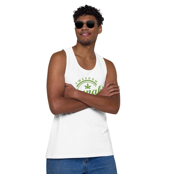 Fweedom Fighter Men’s premium tank top - Proud Libertarian - People for Liberty