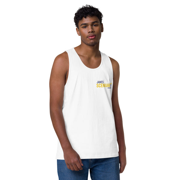 Sceniak for Senate Men’s premium tank top - Proud Libertarian - Sceniak for Senate