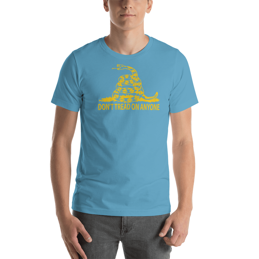 Don't Tread on Anyone Slim-Fit Unisex T-Shirt - Proud Libertarian - Proud Libertarian