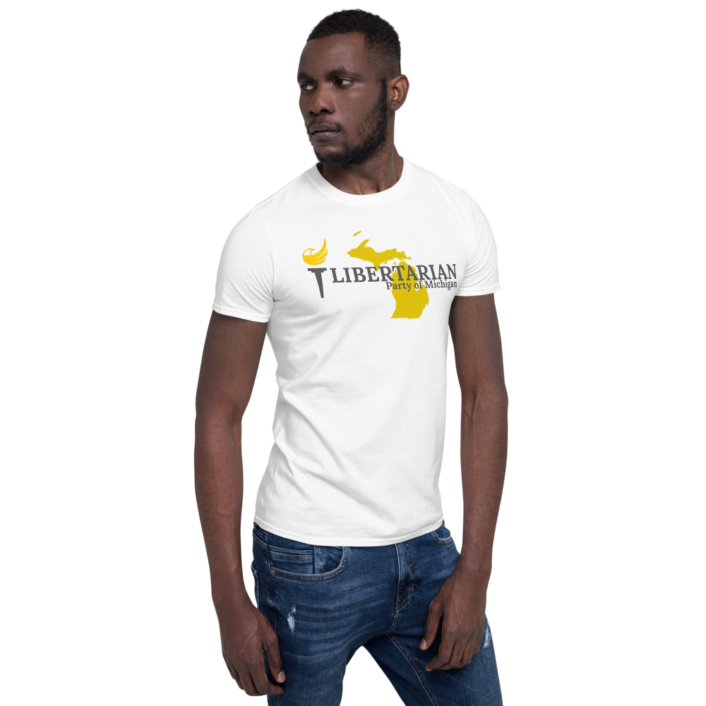 Libertarian Party of Michigan Short-Sleeve Unisex T-Shirt - Proud Libertarian - Proud Libertarian