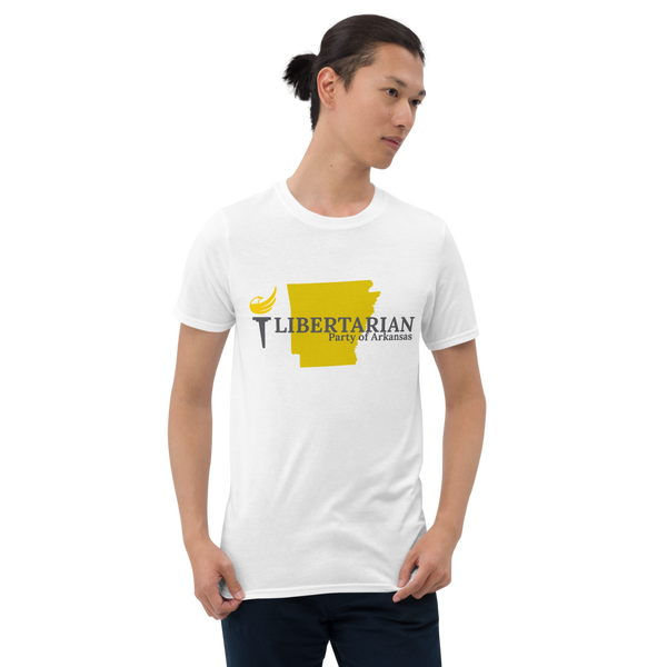 Libertarian Party of Arkansas Short-Sleeve Unisex T-Shirt - Proud Libertarian - Proud Libertarian