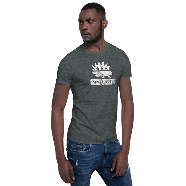 Libertarian Porcupine (Since 1971) Short-Sleeve Unisex T-Shirt - Proud Libertarian - Proud Libertarian