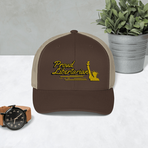 Proud Libertarian Trucker Cap - Proud Libertarian - Proud Libertarian