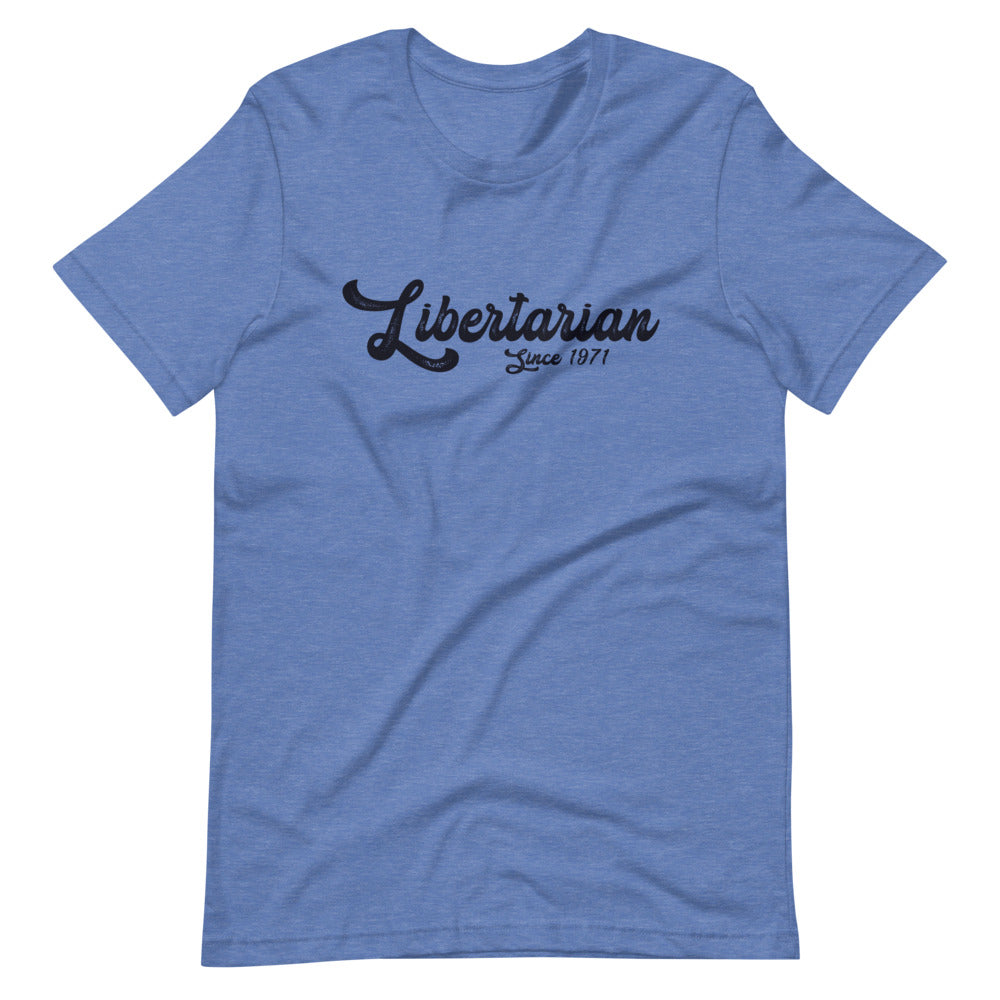 Libertarian 1971 Short-Sleeve Unisex T-Shirt - Proud Libertarian - Libertarian Frontier