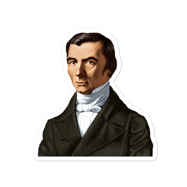 Frederic Bastiat Bubble-free stickers - Proud Libertarian - Proud Libertarian