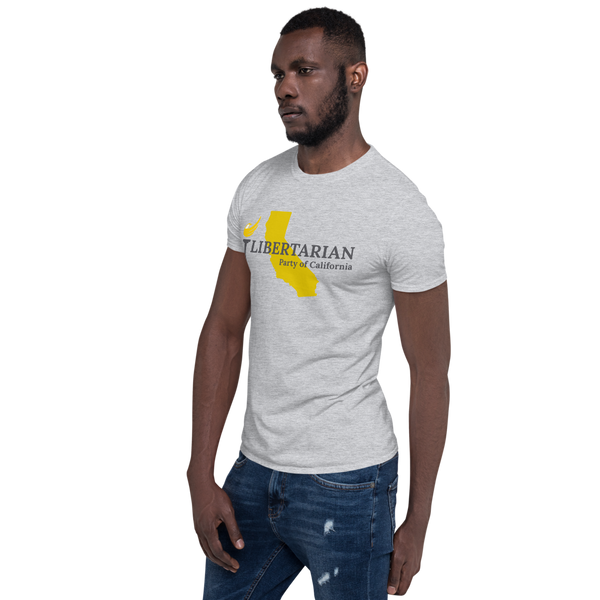 Libertarian Party of California Short-Sleeve Unisex T-Shirt - Proud Libertarian - Proud Libertarian