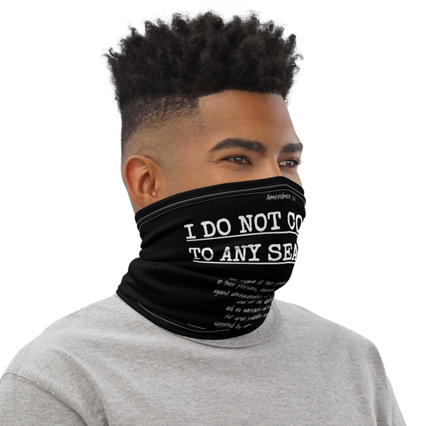 I Do Not Consent to Searches Facemask - Proud Libertarian - Proud Libertarian