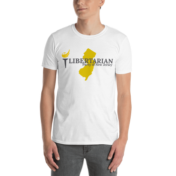 Libertarian Party of New Jersey Short-Sleeve Unisex T-Shirt - Proud Libertarian - Proud Libertarian