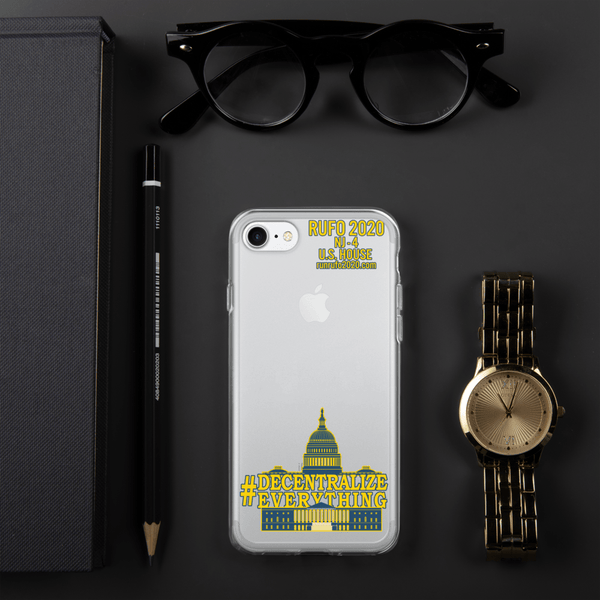 #Decentralize Everything Michael Rufo for Congress iPhone Case - Proud Libertarian - Michael Rufo