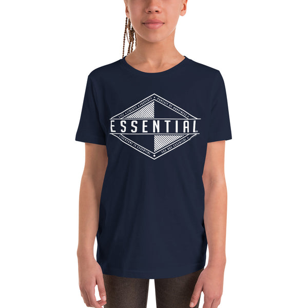 Liberty is Essential - Youth Short Sleeve T-Shirt - Proud Libertarian - Pirate Smile