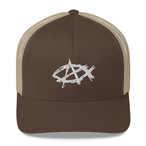 AnarchoChristian Trucker Cap - Proud Libertarian - AnarchoChristian