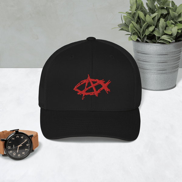 AnarchoChristian Trucker Cap - Proud Libertarian - AnarchoChristian