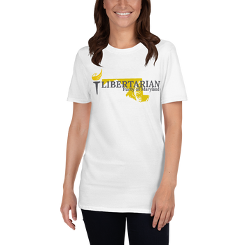 Libertarian Party of Maryland Short-Sleeve Unisex T-Shirt - Proud Libertarian - Proud Libertarian