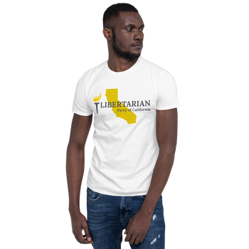 Libertarian Party of California Short-Sleeve Unisex T-Shirt - Proud Libertarian - Proud Libertarian