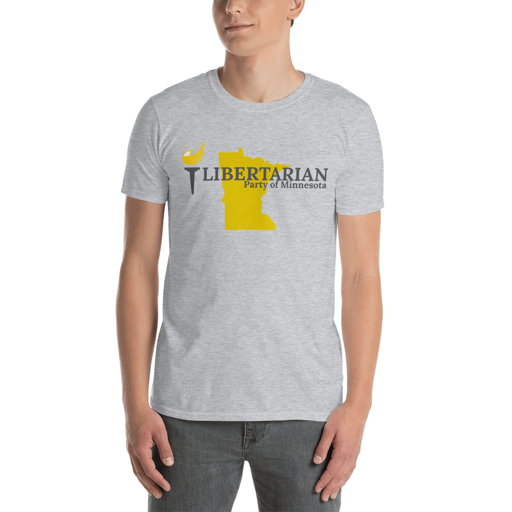 Libertarian Party of Minnesota Short-Sleeve Unisex T-Shirt - Proud Libertarian - Proud Libertarian