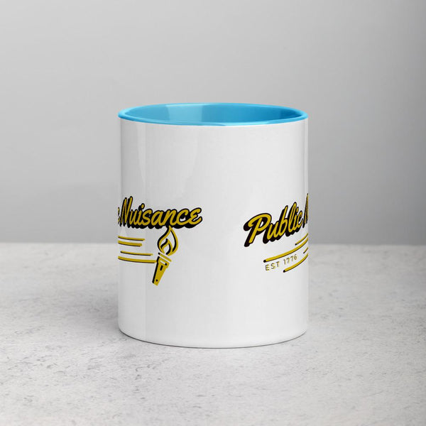 Public Nuisance Mug with Color Inside - Proud Libertarian - All on Georgia