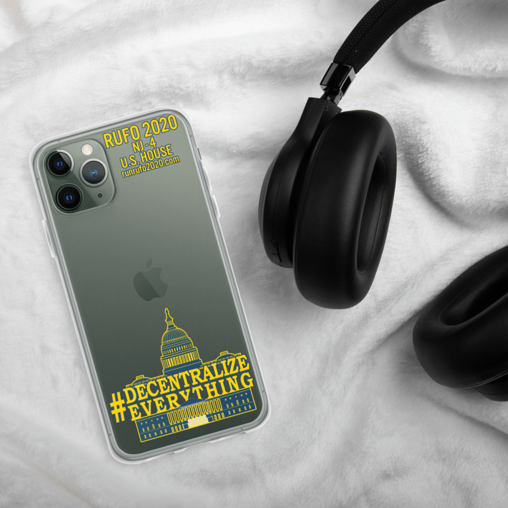 #Decentralize Everything Michael Rufo for Congress iPhone Case - Proud Libertarian - Michael Rufo