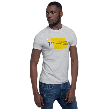 Libertarian Party of Iowa Short-Sleeve Unisex T-Shirt - Proud Libertarian - Proud Libertarian