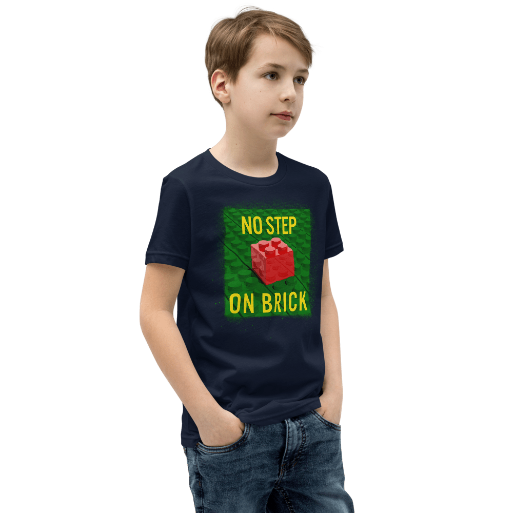 No Step on Brick (Don't Tread) Youth Short Sleeve T-Shirt - Proud Libertarian - Proud Libertarian