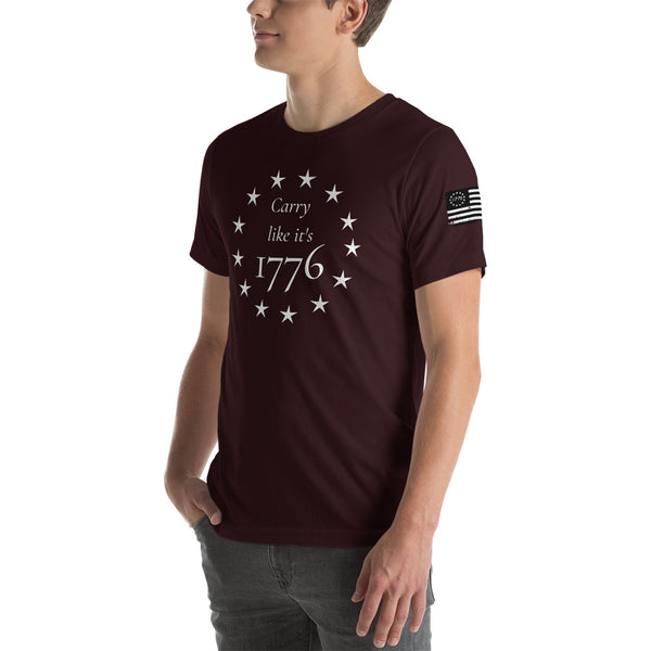 Carry like it's 1776 Short-Sleeve Unisex T-Shirt - Proud Libertarian - Proud Libertarian